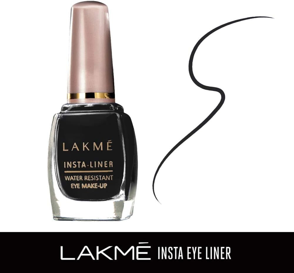 Lakme Insta Liner Water Resistant Eyeliner 9 Ml(black)  Free Shipping